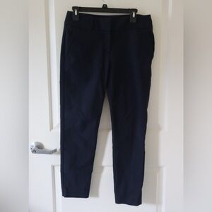 Ann Taylor Loft Julie Skinny Curvy Fit Navy Dress Pants size 4